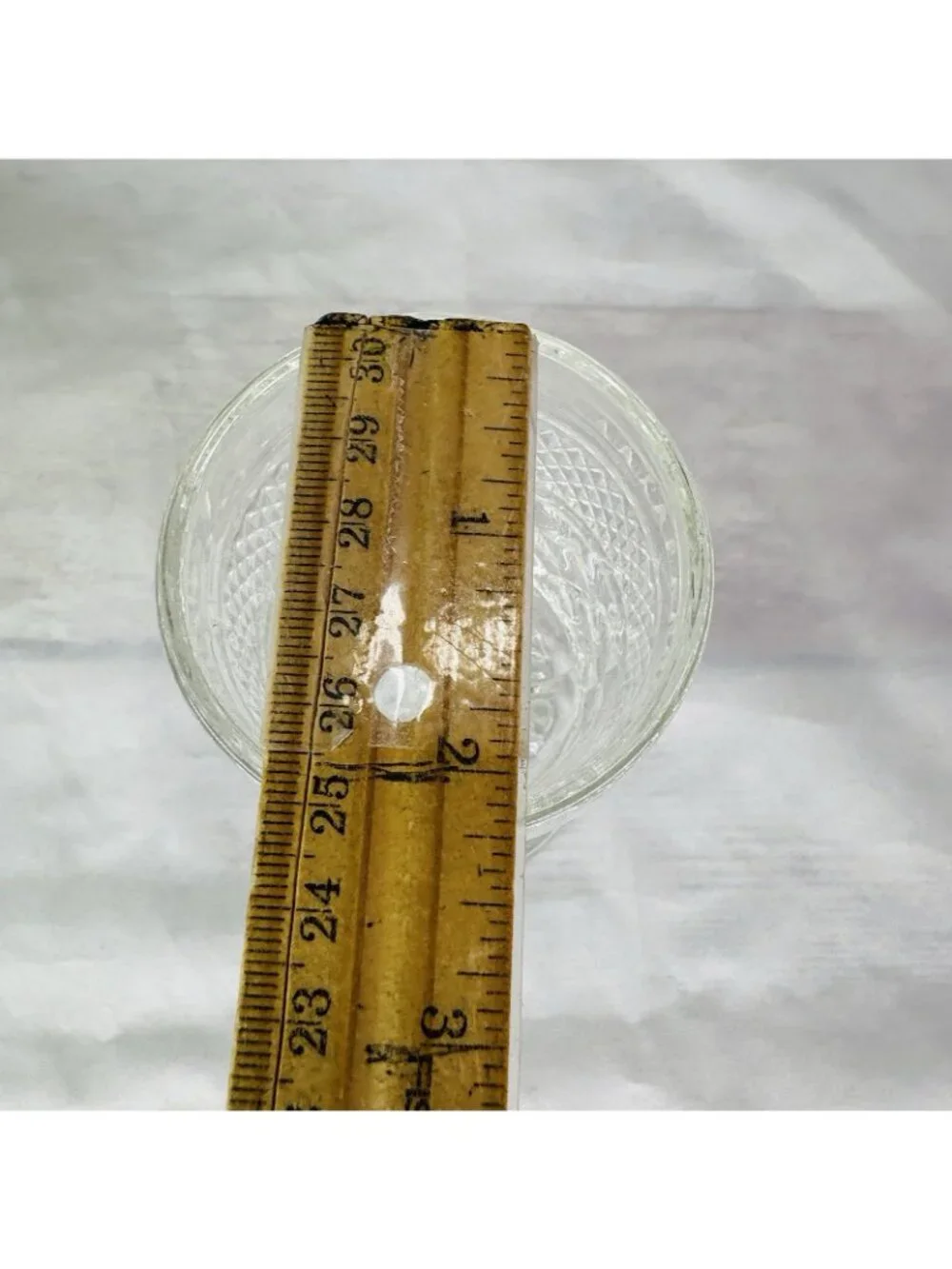 Anchor Hocking WEXFORD Clear Criss-Cross Design Claret Wine 6oz Glasses Set of 5